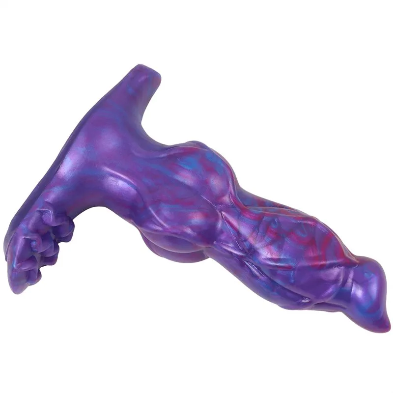 5.5 IN Double Knotted Dildo Vibrator with Remote 8 5.5 IN Double Knotted Dildo Vibrator with Remote 8