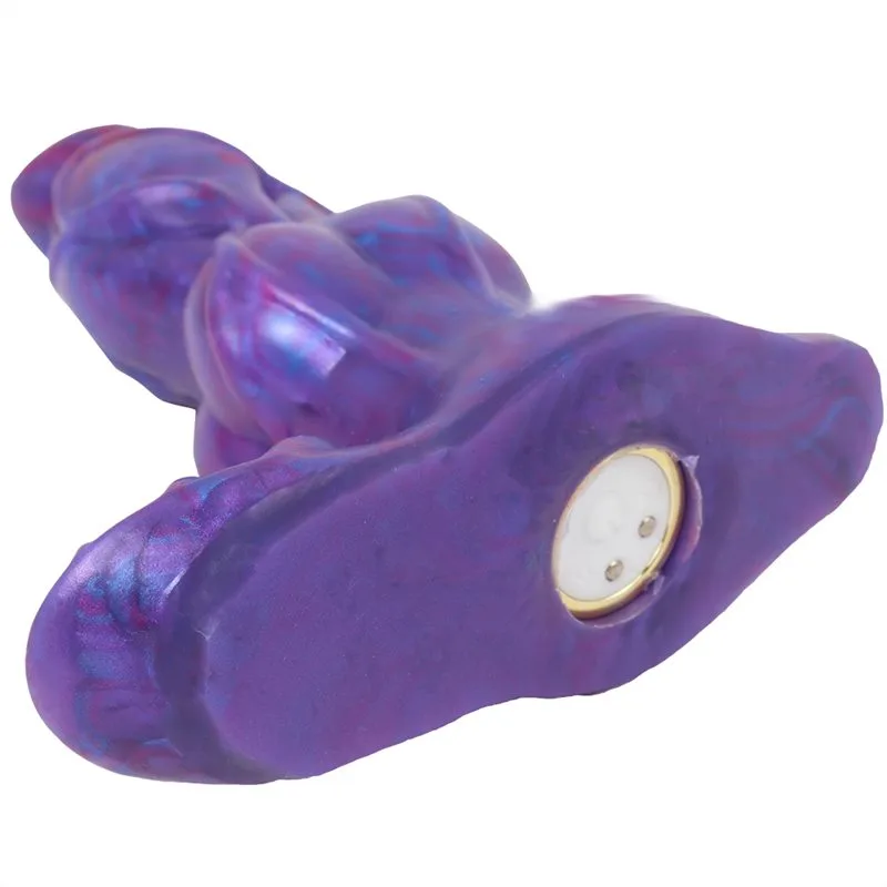 5.5 IN Double Knotted Dildo Vibrator with Remote 4 5.5 IN Double Knotted Dildo Vibrator with Remote 4