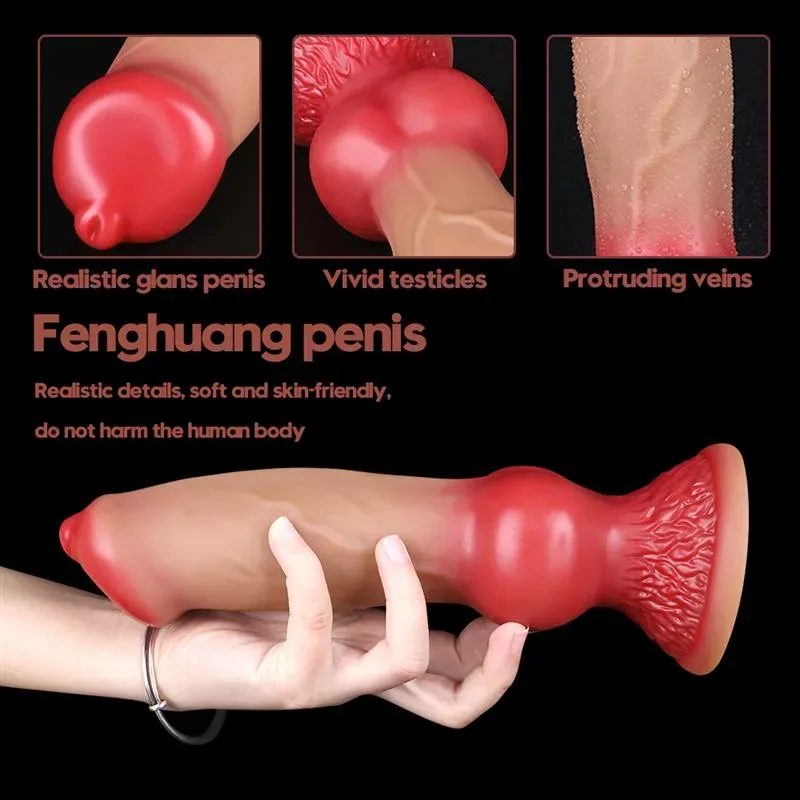 9.5/10.5/12.5 IN Large Knotted Dog Dildo Silicone Animal Penis 1 9.5/10.5/12.5 IN Large Knotted Dog Dildo Silicone Animal Penis 1
