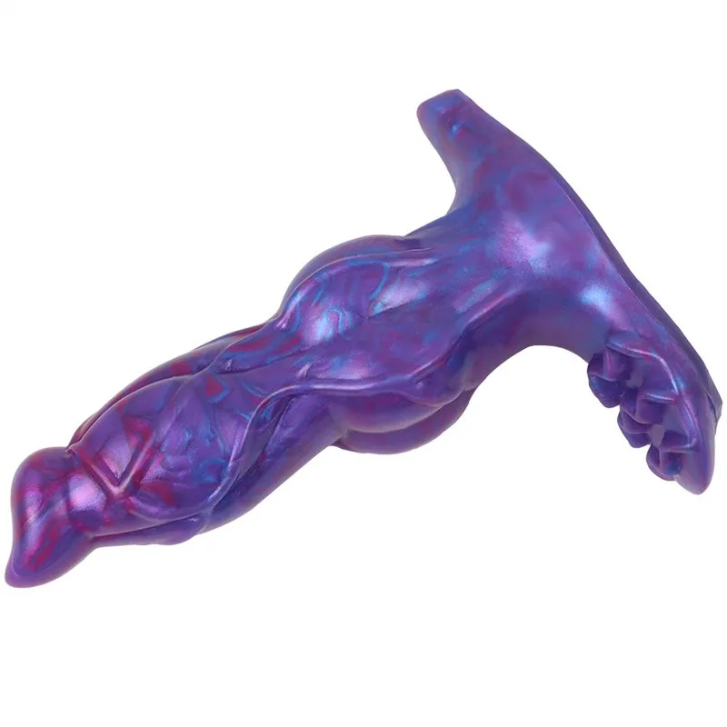 5.5 IN Double Knotted Dildo Vibrator with Remote 9 5.5 IN Double Knotted Dildo Vibrator with Remote 9