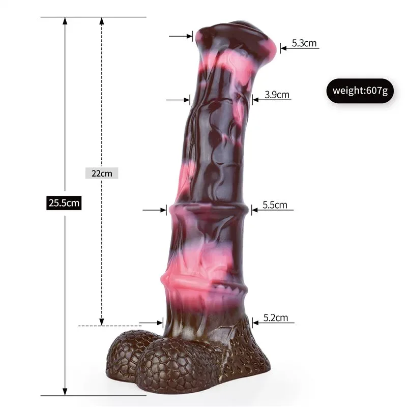 10 IN Long Horse Dildo Silicone Animal Penis 1 10 IN Long Horse Dildo Silicone Animal Penis 1