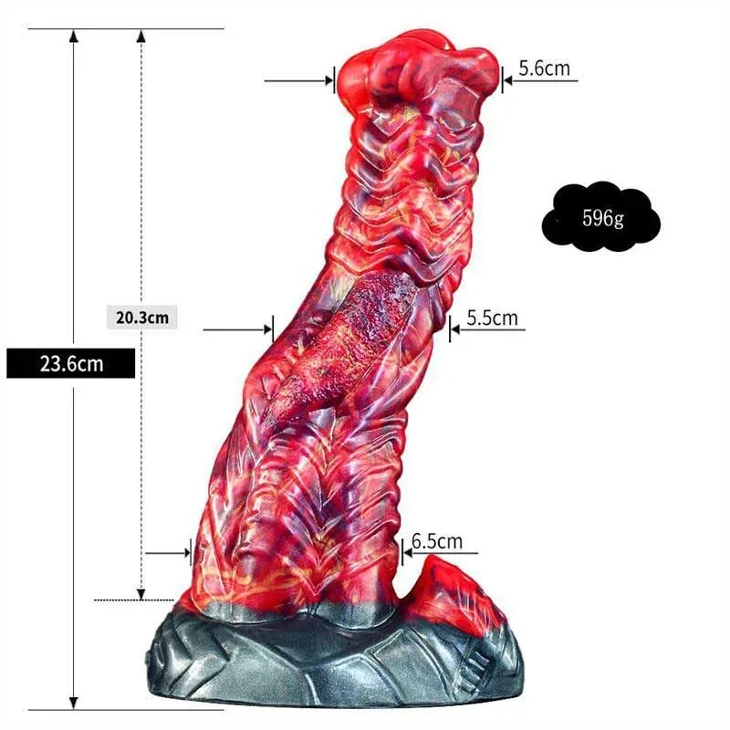 9 IN Fake Horse Penis Silicone Fantasy Animal Dildo 1 9 IN Fake Horse Penis Silicone Fantasy Animal Dildo 1