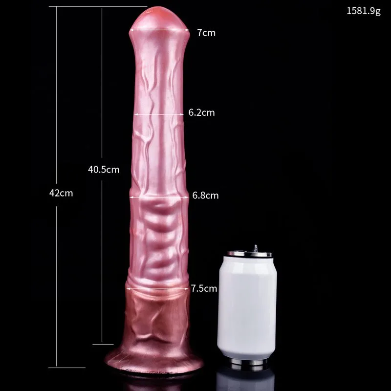 16.5 IN Gigantic Horse Penis Dildo Silicone Animal Sex Toy 1 16.5 IN Gigantic Horse Penis Dildo Silicone Animal Sex Toy 1