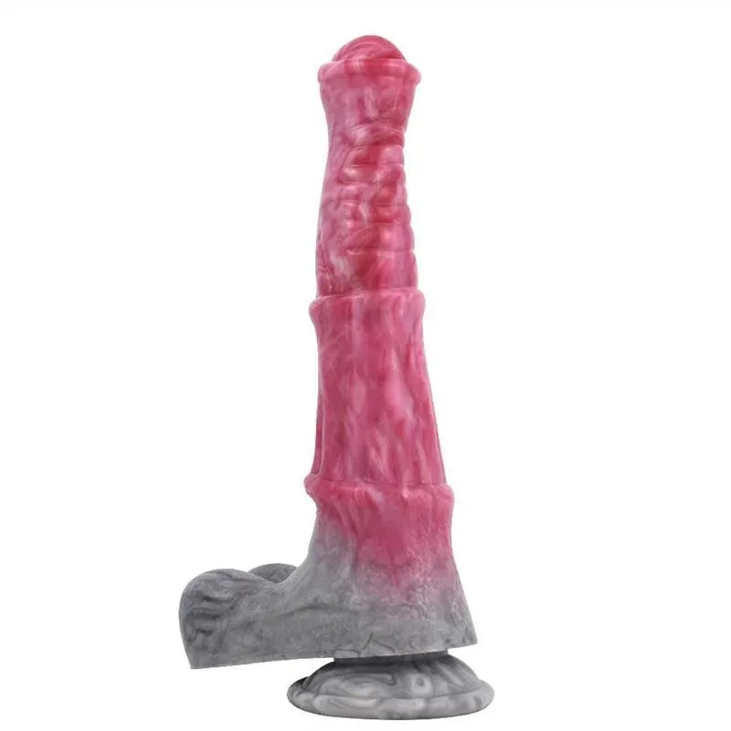 9.5 IN Pink Horse Dildo Silicone Realistic Animal Penis 2 9.5 IN Pink Horse Dildo Silicone Realistic Animal Penis 2