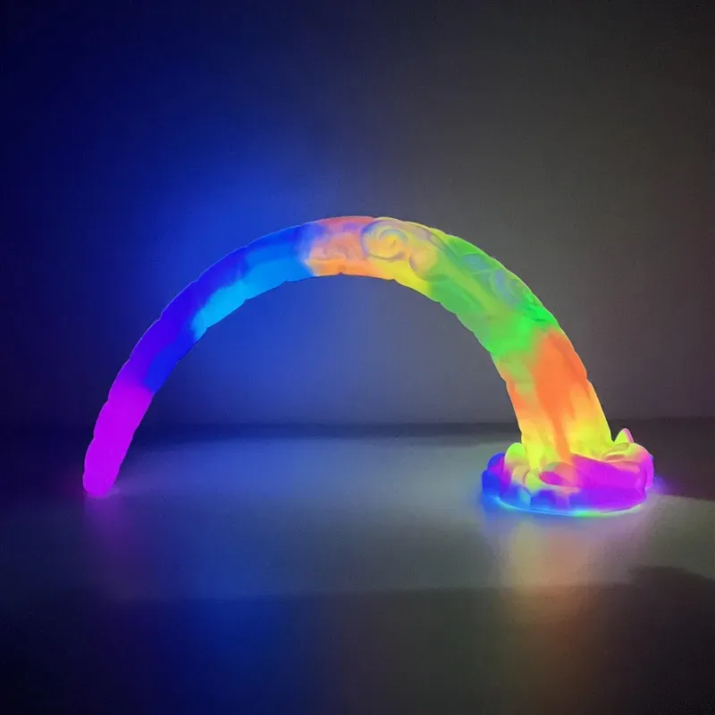 18 IN Long Slim Tentacle Anal Dildo Luminous Octopus Adult Toy 2 18 IN Long Slim Tentacle Anal Dildo Luminous Octopus Adult Toy 2