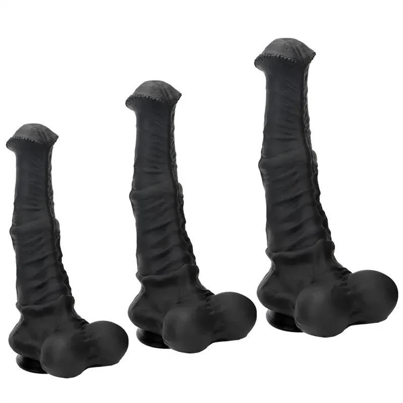 10/11/13 IN Huge Black Horse Cock Silicone Animal Dildo 6 10/11/13 IN Huge Black Horse Cock Silicone Animal Dildo 6