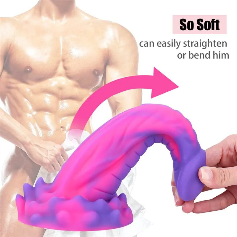8 IN Purple Mamba-Shaped Snake Dildo Sex Toy 3 8 IN Purple Mamba-Shaped Snake Dildo Sex Toy 3