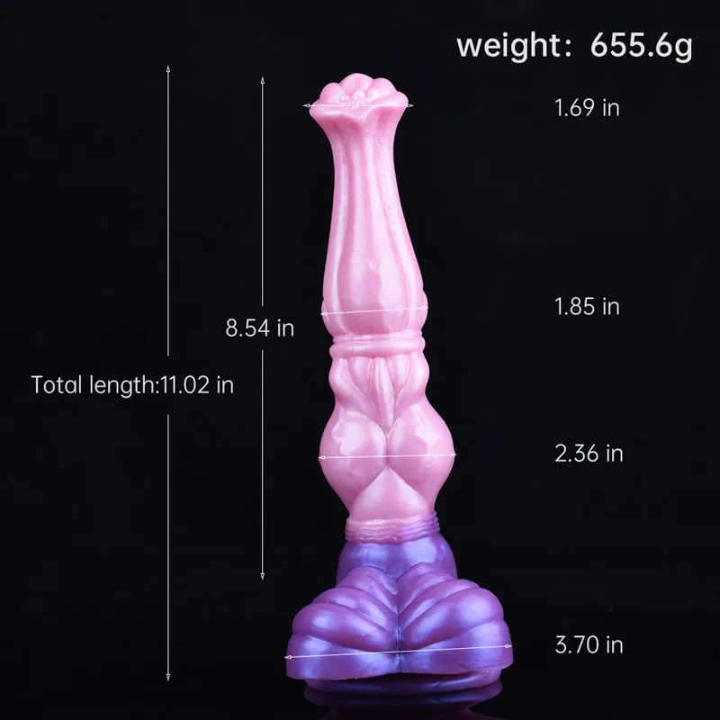 11 IN Big Horse Dildo with Knot Fantasy Animal Penis 1 11 IN Big Horse Dildo with Knot Fantasy Animal Penis 1