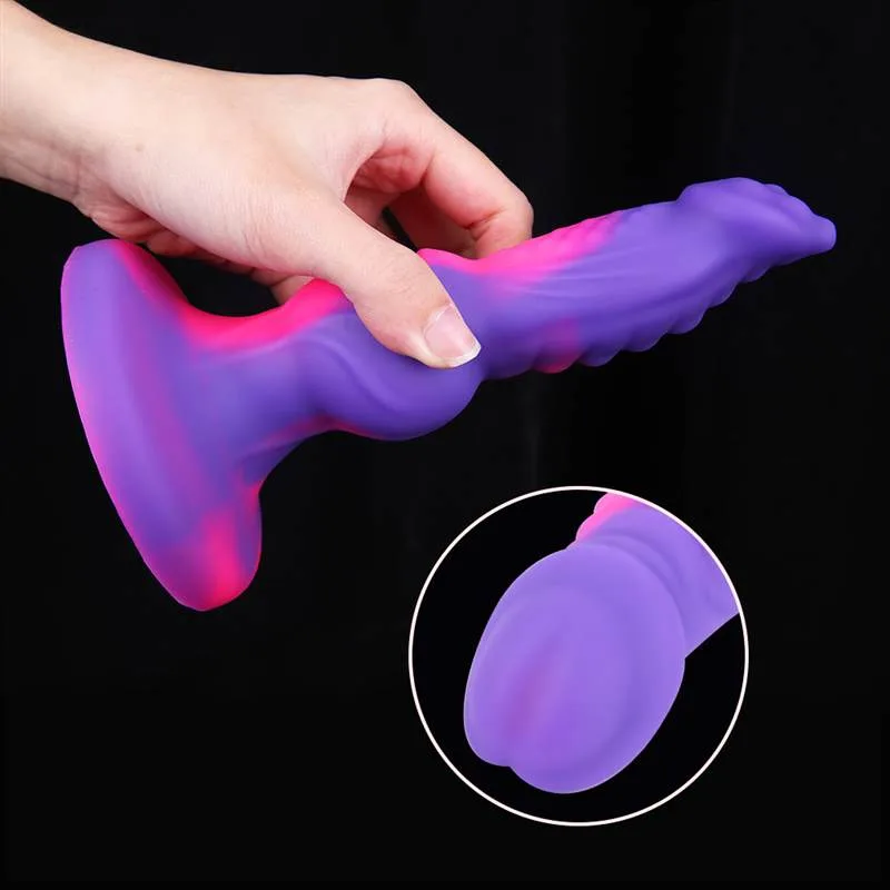 7 IN Liquid Silicone Knotted Snake Head Dildo 4 7 IN Liquid Silicone Knotted Snake Head Dildo 4