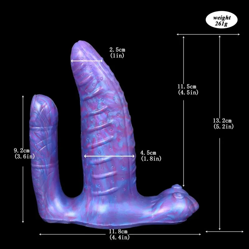 5 IN Purple Double Ended Vibrating Dildo with Remote 1 5 IN Purple Double Ended Vibrating Dildo with Remote 1