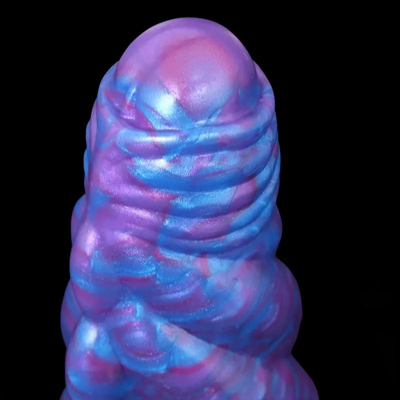 5 IN Silicone Vibrating Exotic Dildo with Remote 8 5 IN Silicone Vibrating Exotic Dildo with Remote 8