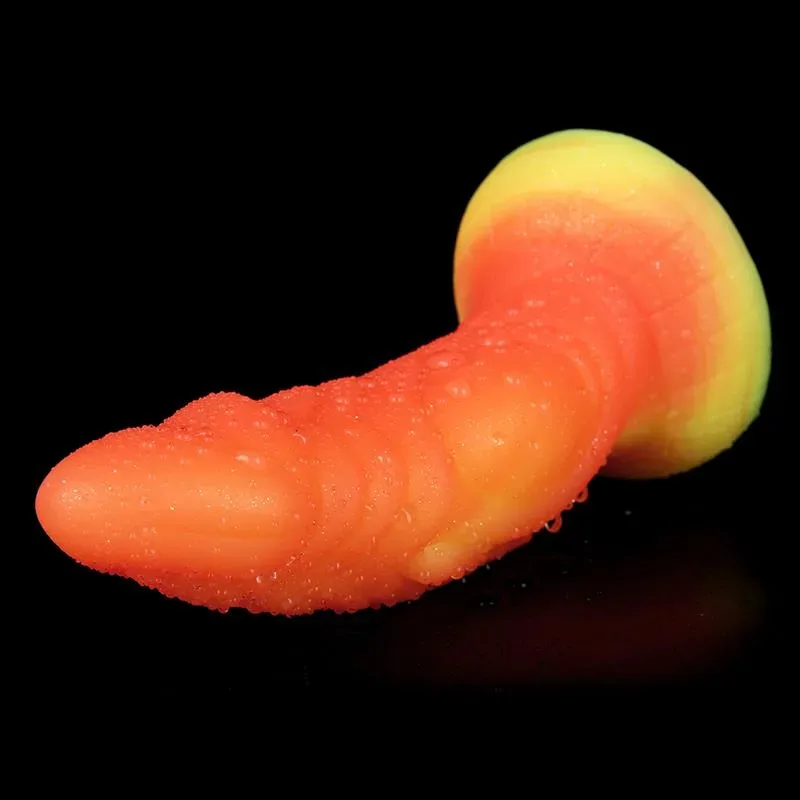 7 IN Orange Dragon Dildo Soft Silicone Anal Plug 5 7 IN Orange Dragon Dildo Soft Silicone Anal Plug 5