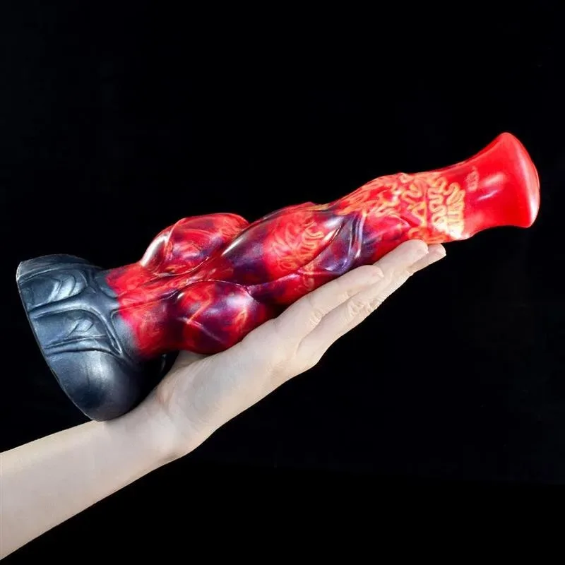 9 IN Platinum Silicone Horse Dildo with Big Knot 4 9 IN Platinum Silicone Horse Dildo with Big Knot 4