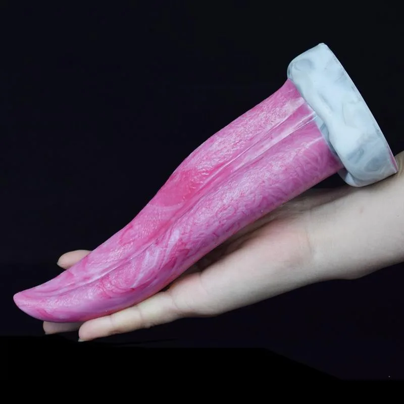 8 IN Suction Cup Demon Tongue Dildo Oral Sex Toy 6 8 IN Suction Cup Demon Tongue Dildo Oral Sex Toy 6