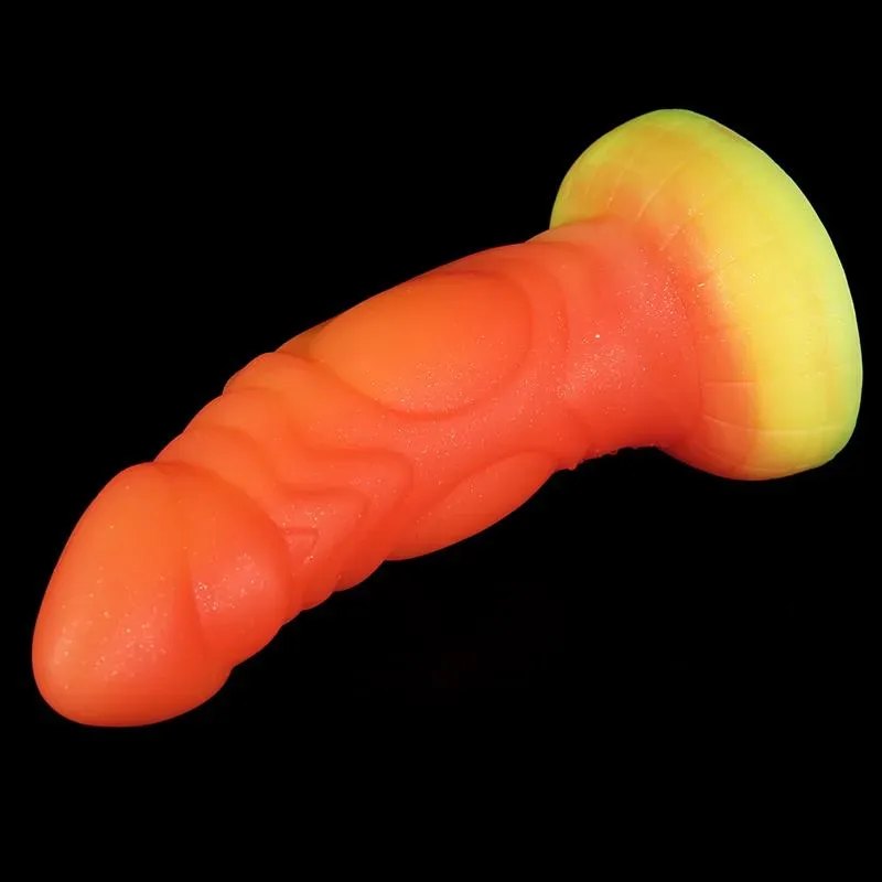 7 IN Orange Dragon Dildo Soft Silicone Anal Plug 6 7 IN Orange Dragon Dildo Soft Silicone Anal Plug 6
