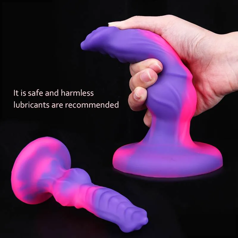 7 IN Liquid Silicone Knotted Snake Head Dildo 5 7 IN Liquid Silicone Knotted Snake Head Dildo 5