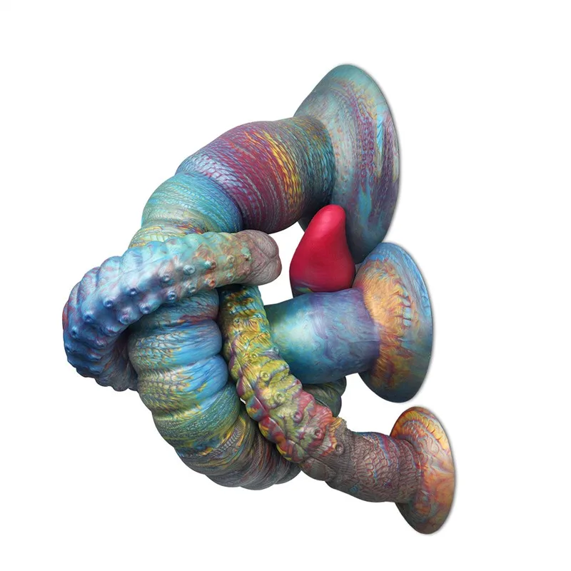 12.5/ 17 / 22 IN Extra Long Fantasy Tentacle Anal Dildo 6 12.5/ 17 / 22 IN Extra Long Fantasy Tentacle Anal Dildo 6