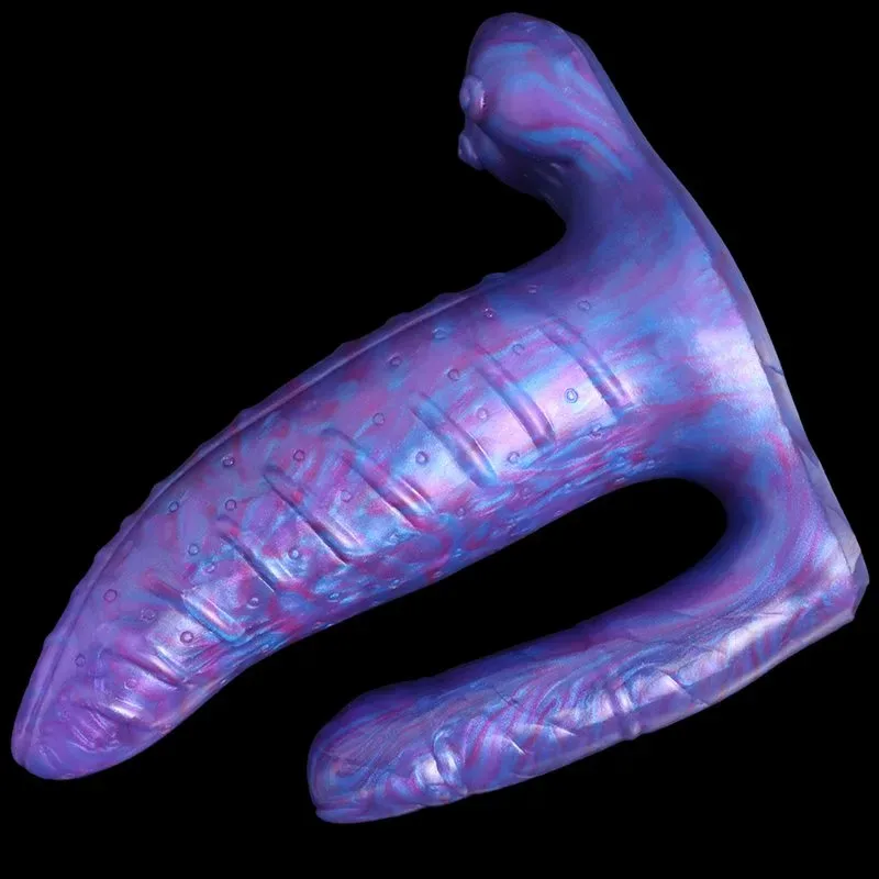 5 IN Purple Double Ended Vibrating Dildo with Remote 5 5 IN Purple Double Ended Vibrating Dildo with Remote 5