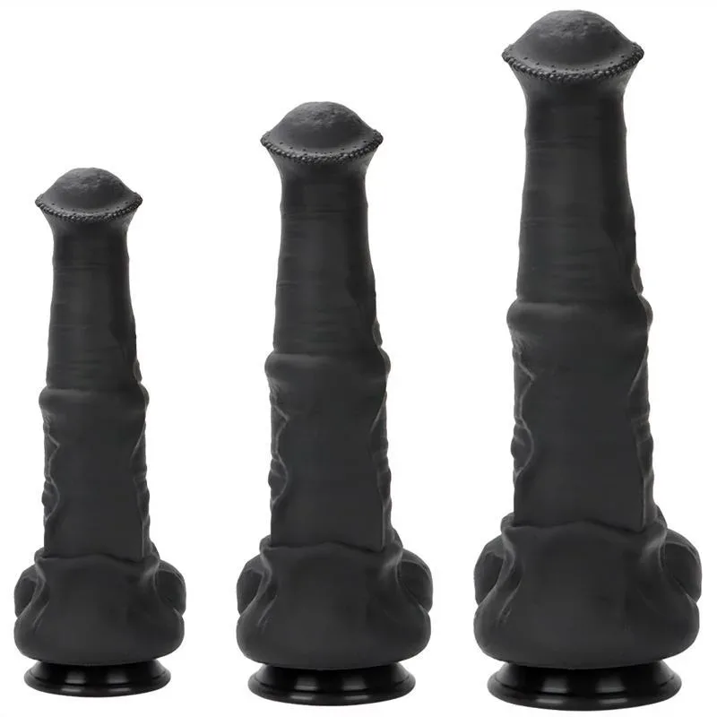 10/11/13 IN Huge Black Horse Cock Silicone Animal Dildo 8 10/11/13 IN Huge Black Horse Cock Silicone Animal Dildo 8