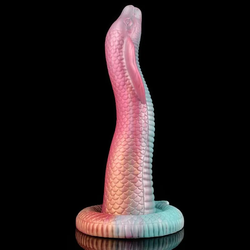 15 IN Giant King Cobra Cock Snake Shaped Dildo 3 15 IN Giant King Cobra Cock Snake Shaped Dildo 3