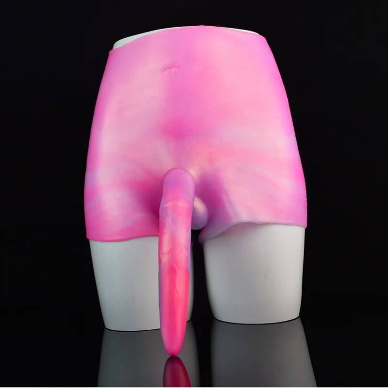 9.5 IN Pink Silicone Pig Dildo Strap On Sex toy 2 9.5 IN Pink Silicone Pig Dildo Strap On Sex toy 2