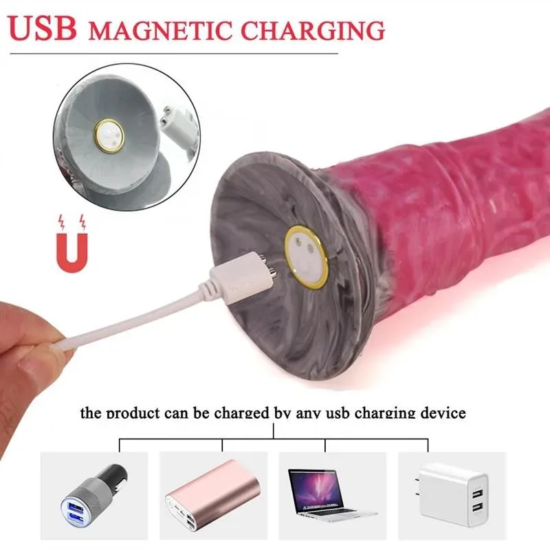 11.5 IN Rechargeable Long Vibrating Horse Cock Dildo 3 11.5 IN Rechargeable Long Vibrating Horse Cock Dildo 3