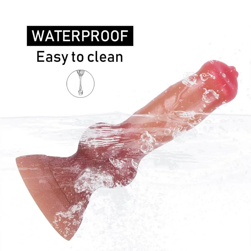 7 IN Realistic Dog Knot Dildo for Beginner 5 7 IN Realistic Dog Knot Dildo for Beginner 5