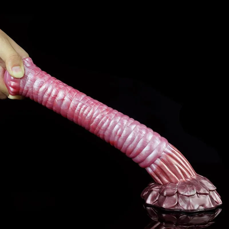 10.5 IN Long Flared Horse Dildo Silicone Animal Penis 5 10.5 IN Long Flared Horse Dildo Silicone Animal Penis 5