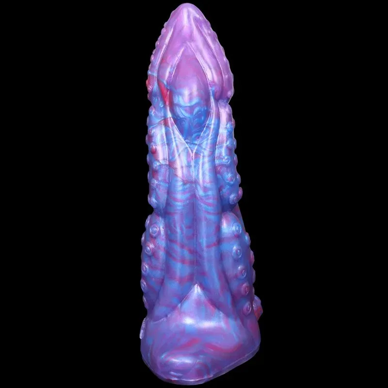 5.5 IN Remote Controlled Vibrating Tentacle Dildo Sex Toy 5 5.5 IN Remote Controlled Vibrating Tentacle Dildo Sex Toy 5