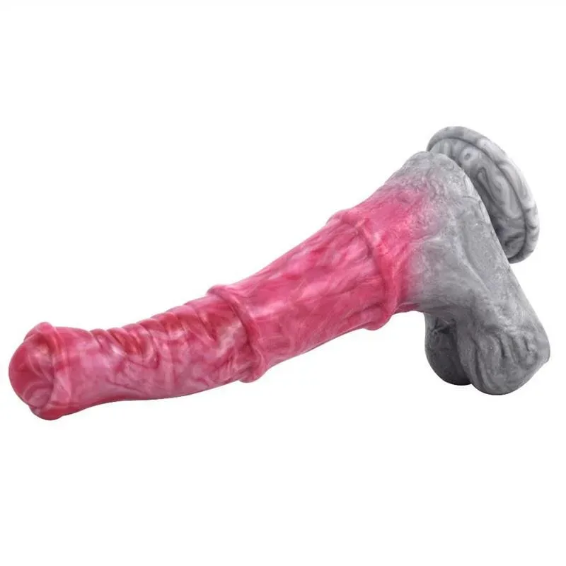 9.5 IN Pink Horse Dildo Silicone Realistic Animal Penis 4 9.5 IN Pink Horse Dildo Silicone Realistic Animal Penis 4