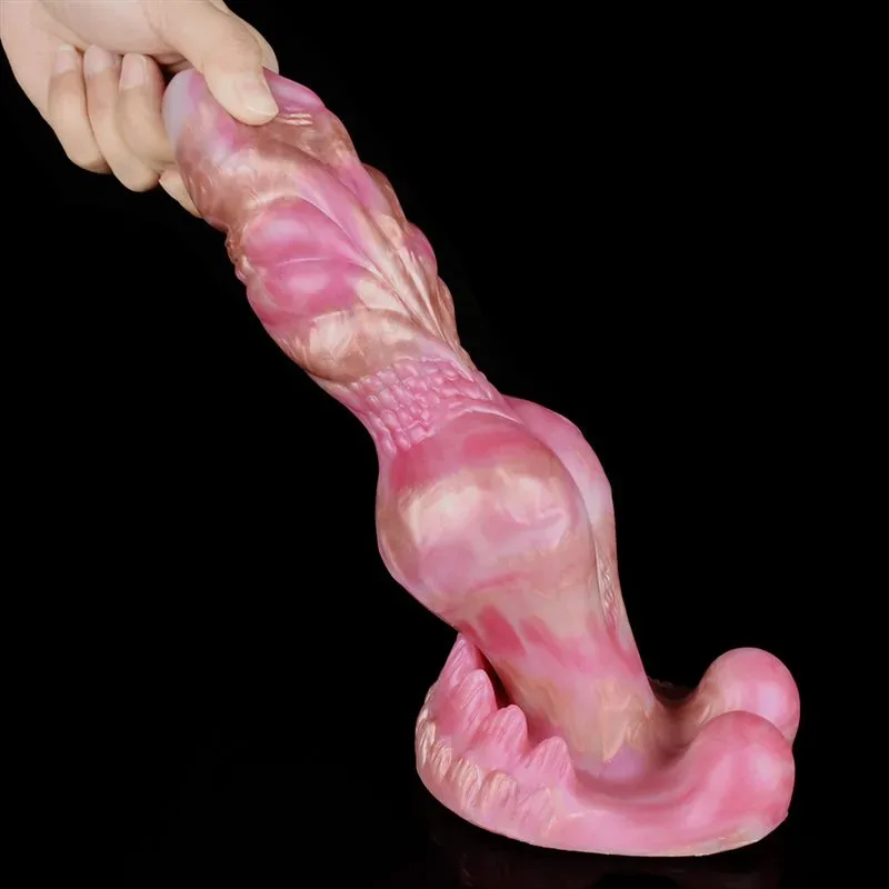 8.5 IN Big Knot Fantasy Dildo Silicone Alien Sex Toy 7 8.5 IN Big Knot Fantasy Dildo Silicone Alien Sex Toy 7
