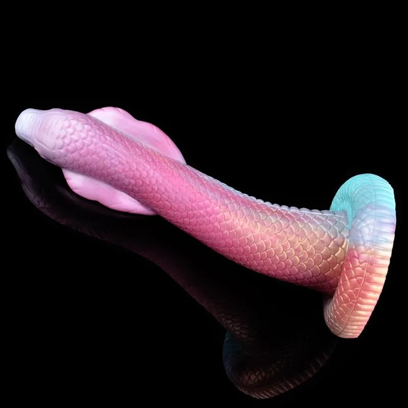 15 IN Giant King Cobra Cock Snake Shaped Dildo 6 15 IN Giant King Cobra Cock Snake Shaped Dildo 6