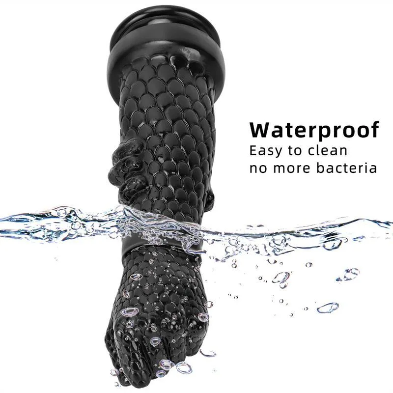 13 IN Huge Black Fist PVC Dildo Hand Butt Plug 6 13 IN Huge Black Fist PVC Dildo Hand Butt Plug 6