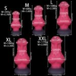 large knotting stallion dildo in 5 sizes