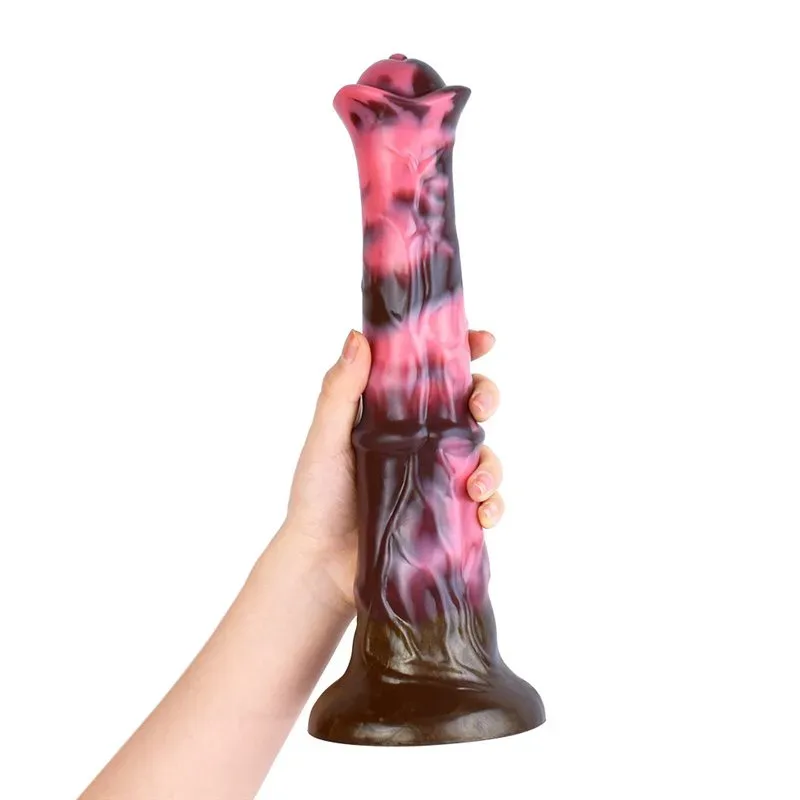 11 IN Horse Cock Shaped Dildo Flexible Animal Penis 4 11 IN Horse Cock Shaped Dildo Flexible Animal Penis 4