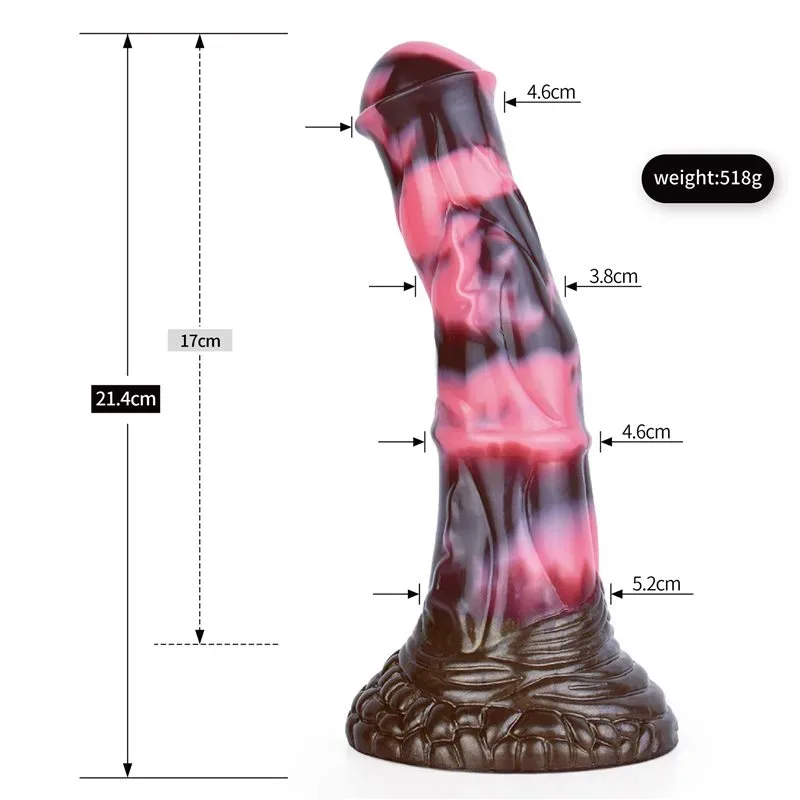 8.5 IN Life Size Horse Dildo Silicone Fantasy Animal Sex Toy 1 8.5 IN Life Size Horse Dildo Silicone Fantasy Animal Sex Toy 1