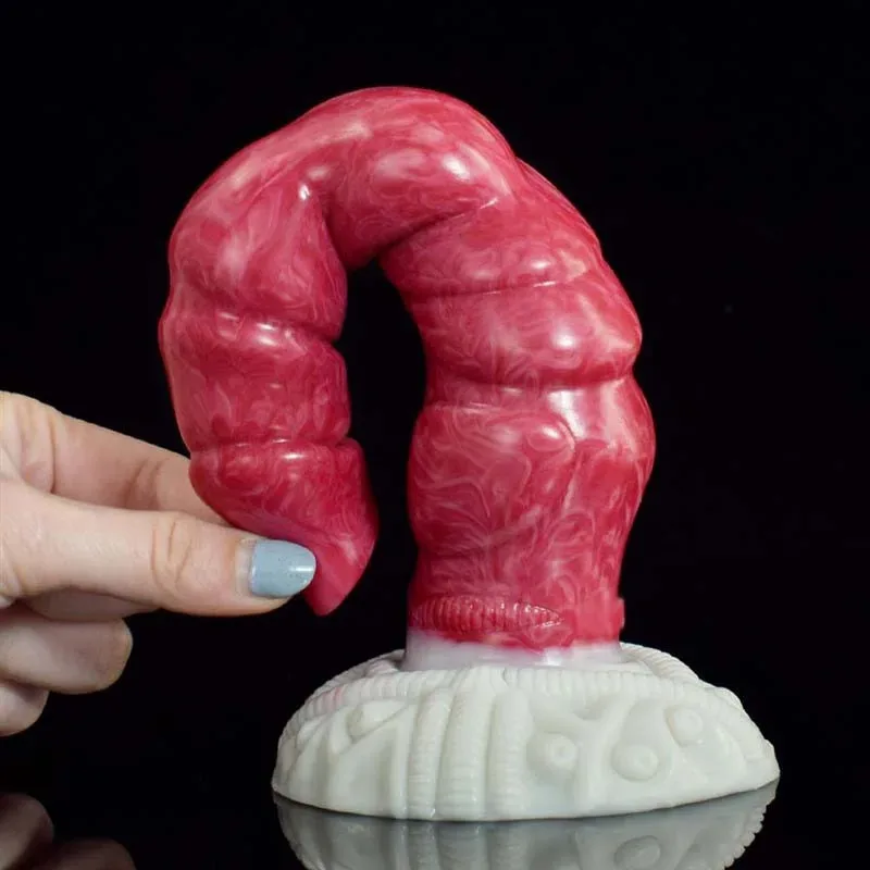 8.5 IN Natural Size Silicone Demon Dildo Alien Sex Toy 5 8.5 IN Natural Size Silicone Demon Dildo Alien Sex Toy 5