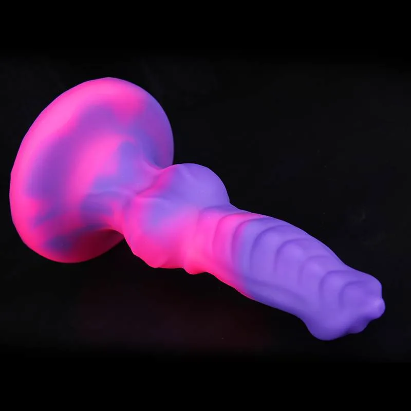 7 IN Liquid Silicone Knotted Snake Head Dildo 2 7 IN Liquid Silicone Knotted Snake Head Dildo 2