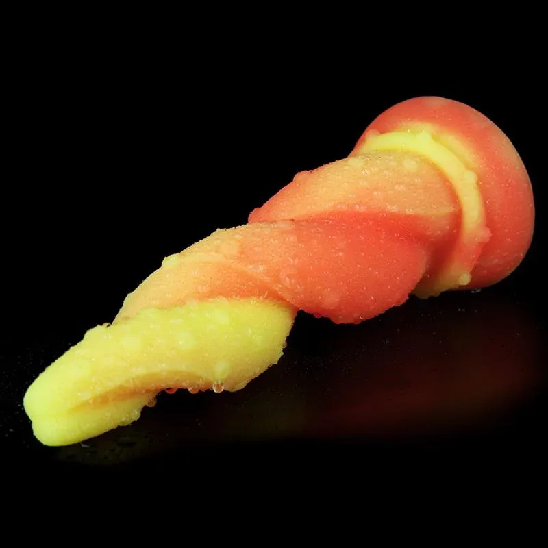 8.5 IN Twisted Tentacle Dildo Liquid Silicone Squid Anal Plug 4 8.5 IN Twisted Tentacle Dildo Liquid Silicone Squid Anal Plug 4