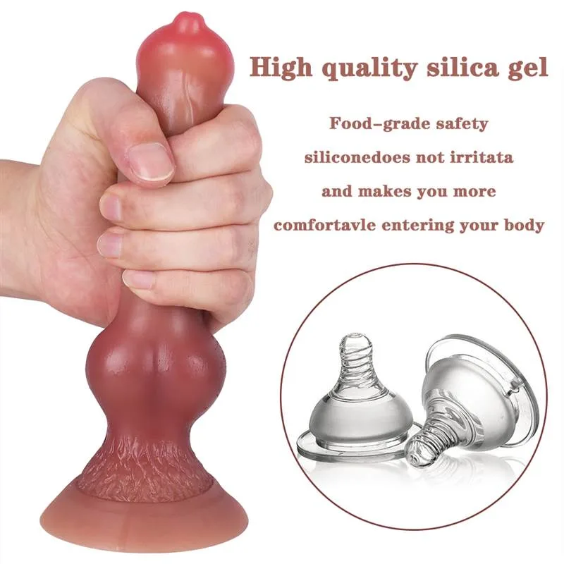 7 IN Realistic Dog Knot Dildo for Beginner 3 7 IN Realistic Dog Knot Dildo for Beginner 3