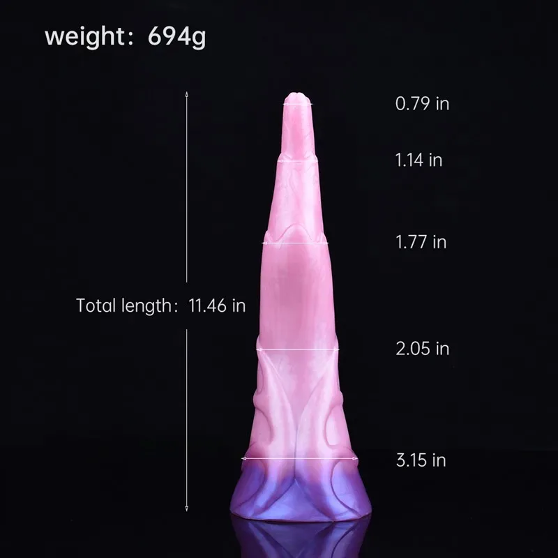 11.5 IN Pink Elephant Nose Shaped Dildo Sex Toy 1 11.5 IN Pink Elephant Nose Shaped Dildo Sex Toy 1