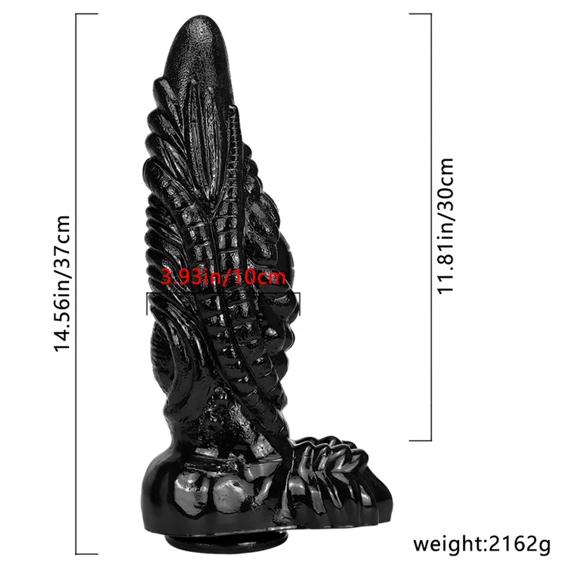 14.5 IN Black Huge Alien Dildo Unusual Sex Toy 1 14.5 IN Black Huge Alien Dildo Unusual Sex Toy 1