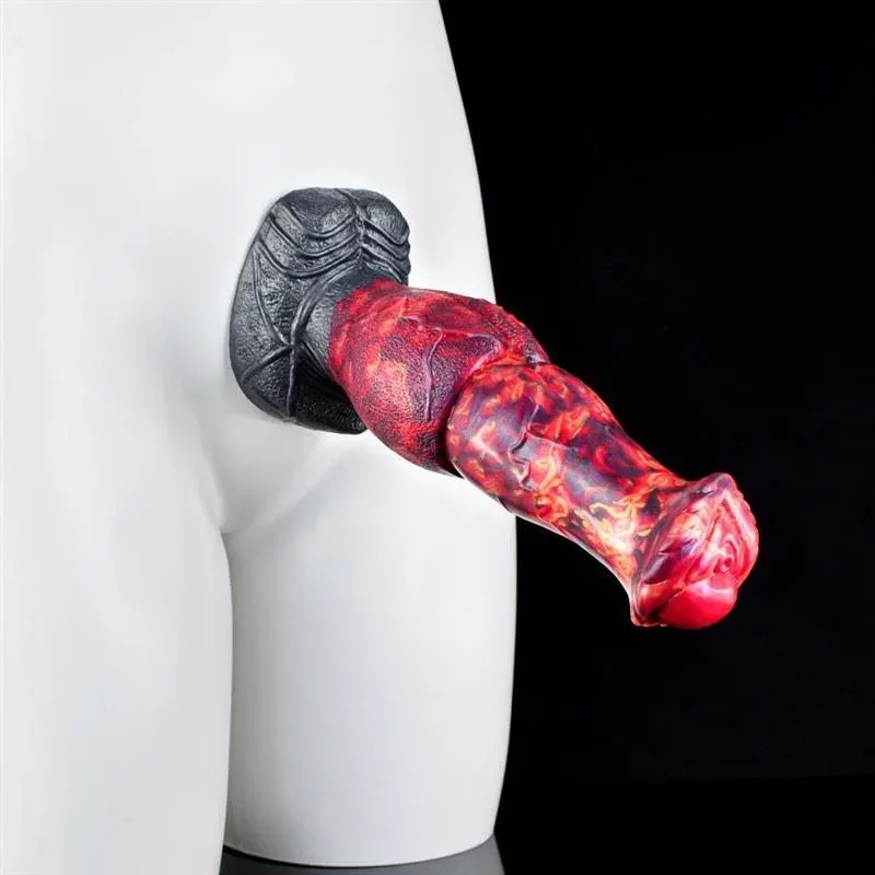 9 IN Fantasy Platinum Cured Silicone Horse Dildo with Thick Knot 2 9 IN Fantasy Platinum Cured Silicone Horse Dildo with Thick Knot 2