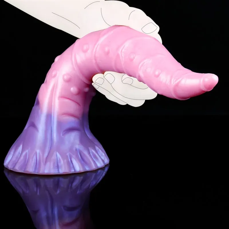 11.5 IN Large Demon Tongue Dildo Fantasy Silicone Adult Toy 7 11.5 IN Large Demon Tongue Dildo Fantasy Silicone Adult Toy 7