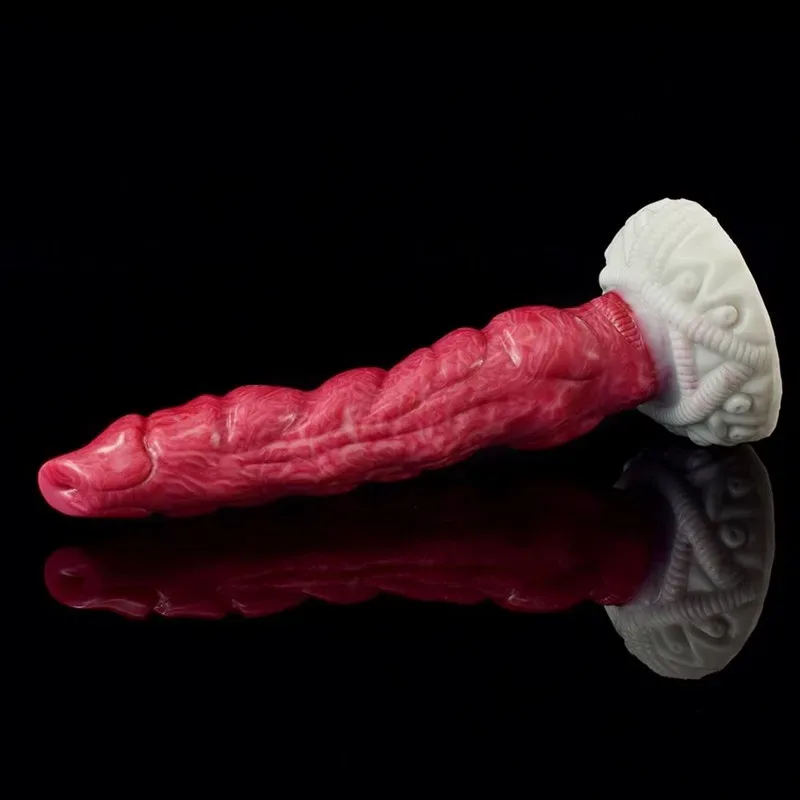 8.5 IN Natural Size Silicone Demon Dildo Alien Sex Toy 6 8.5 IN Natural Size Silicone Demon Dildo Alien Sex Toy 6