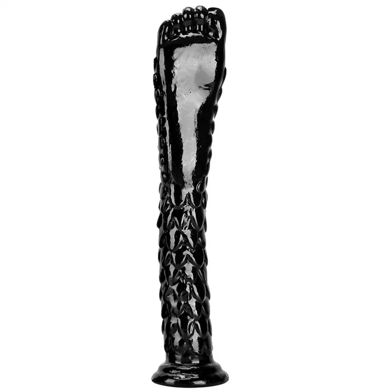 13 IN Black Forearm & Foot PVC Dildo Sex Toy 7 13 IN Black Forearm & Foot PVC Dildo Sex Toy 7