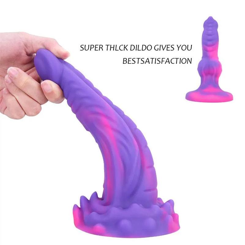 8 IN Purple Mamba-Shaped Snake Dildo Sex Toy 2 8 IN Purple Mamba-Shaped Snake Dildo Sex Toy 2