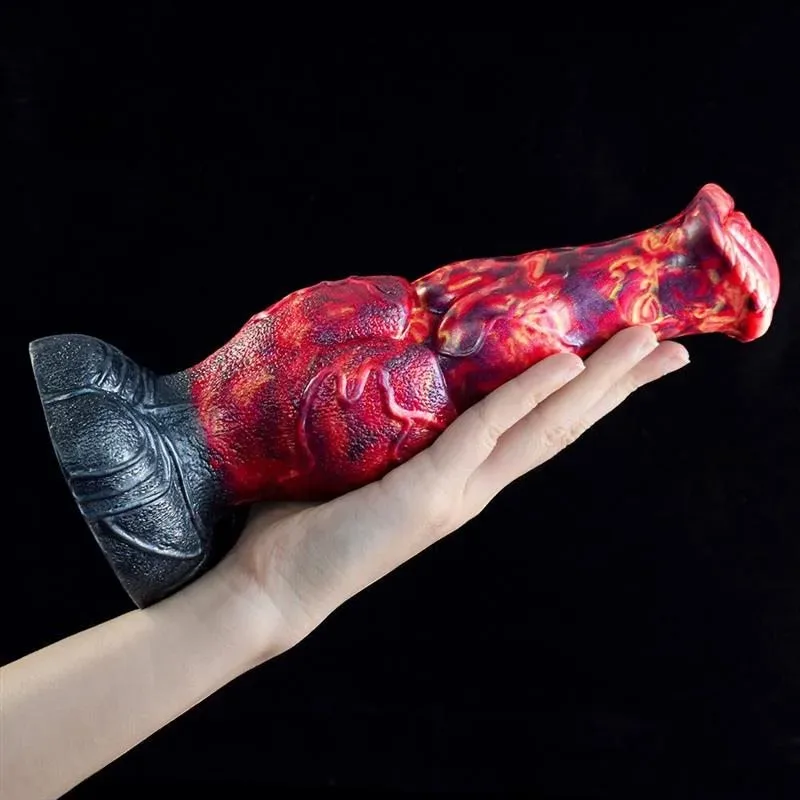 9 IN Fantasy Platinum Cured Silicone Horse Dildo with Thick Knot 4 9 IN Fantasy Platinum Cured Silicone Horse Dildo with Thick Knot 4