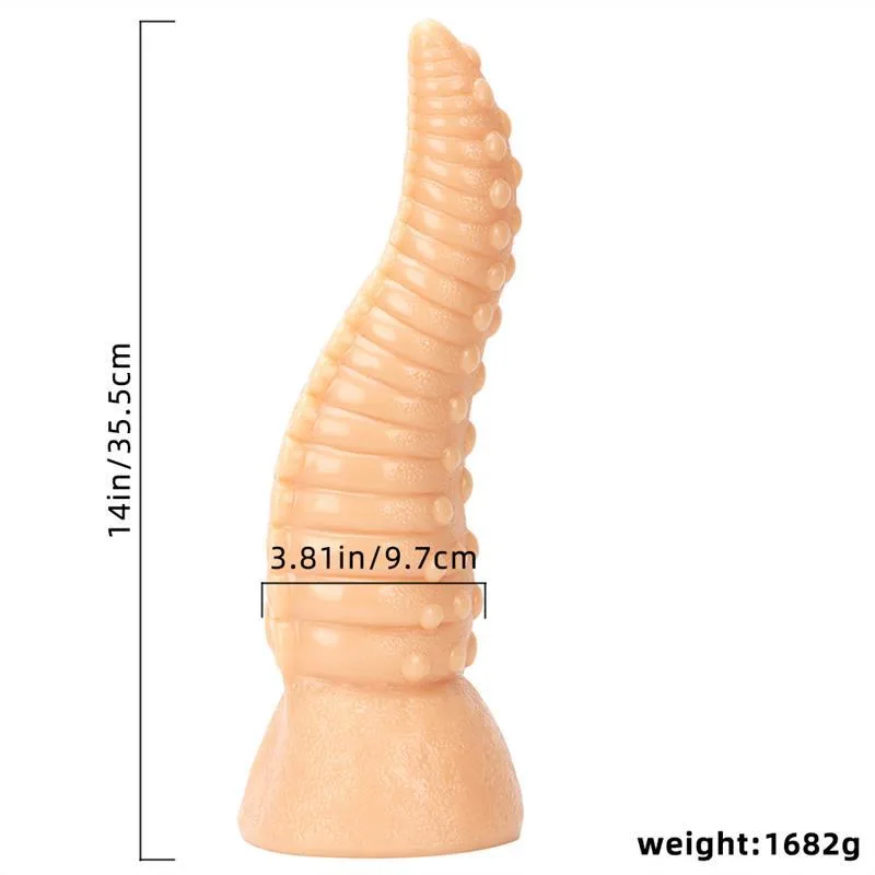 14 IN Huge Tentacle Dildo PVC Octopus Squid Anal Plug 1 14 IN Huge Tentacle Dildo PVC Octopus Squid Anal Plug 1