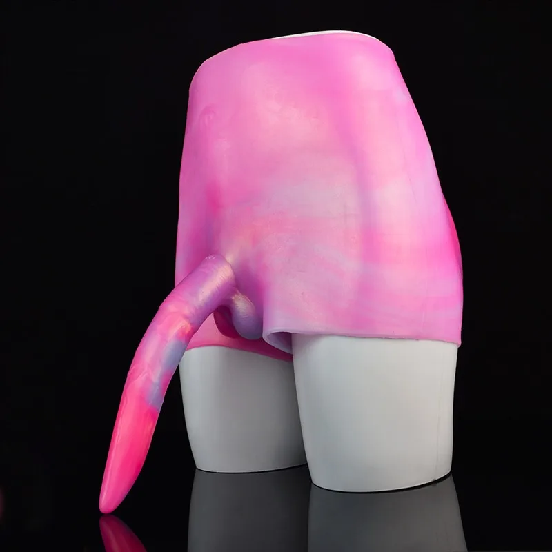 9.5 IN Pink Silicone Pig Dildo Strap On Sex toy 3 9.5 IN Pink Silicone Pig Dildo Strap On Sex toy 3